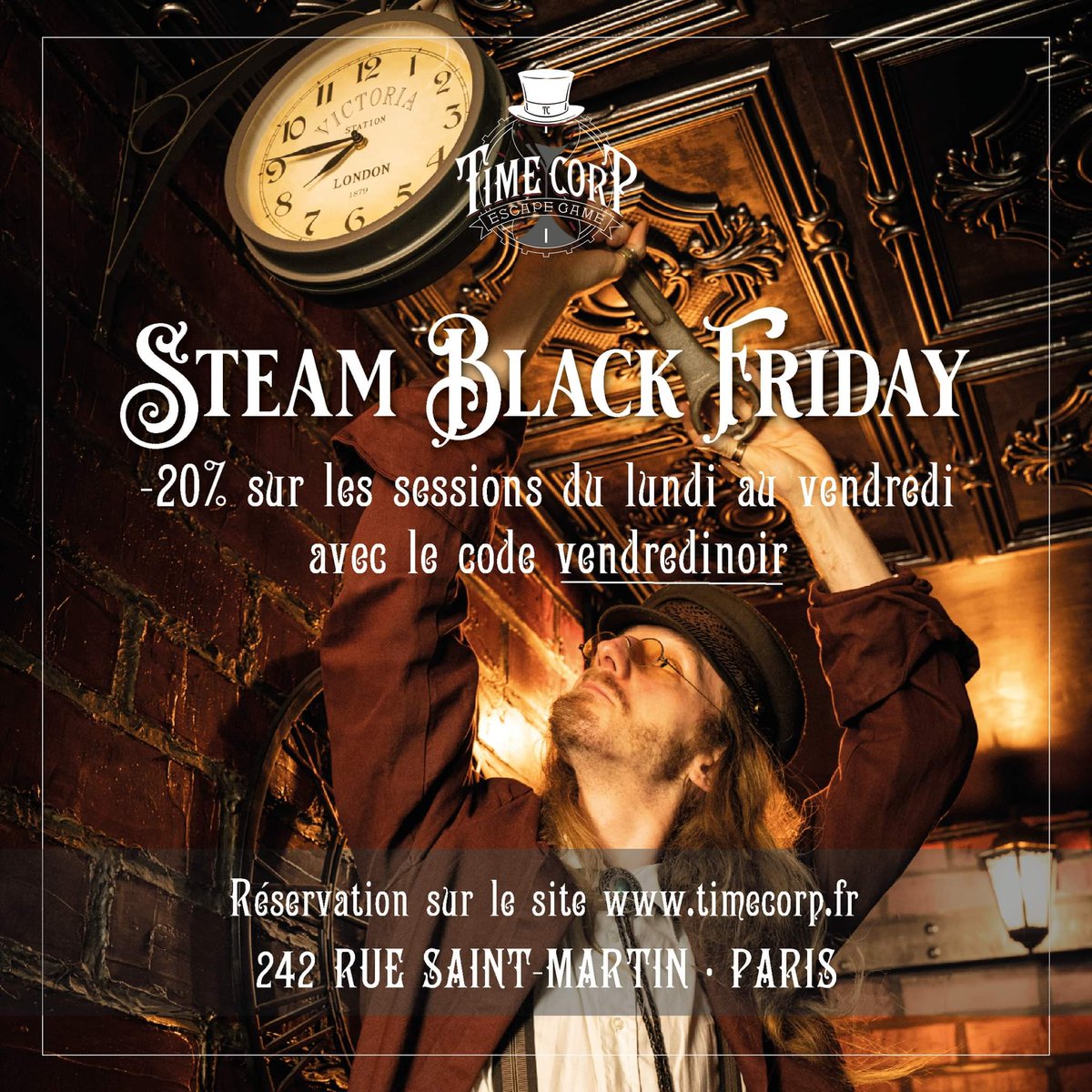 Time Corp Escape Game tweet media