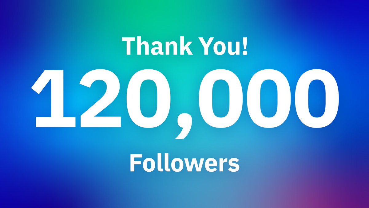 Thank you to all 120,000 followers! 

$XRD 🚀