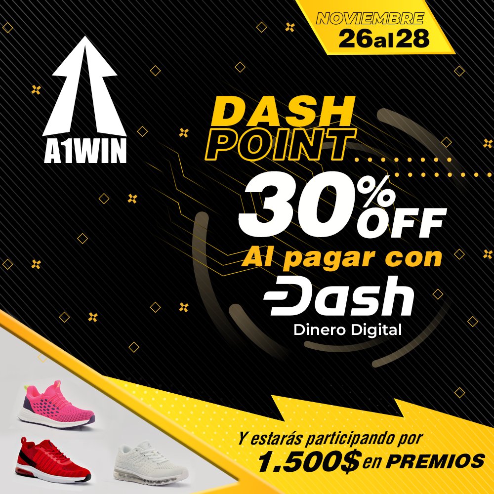 Don_Oma_86's tweet photo. Estamos a sólo ☝🏻 día de este gran evento de #BlackFriday y #DashPoint en el @tusambilccs junto al equipo de @DaleConDash y @A1WINOFFICIAL !!! Te invitamos a que disfrutes de 3 días con nosotros y pases una criptoexperiencia

@ernestocontrer
@leuryfernandes1 
@AdrianzaWilmer https://t.co/Ujay7ppcWS