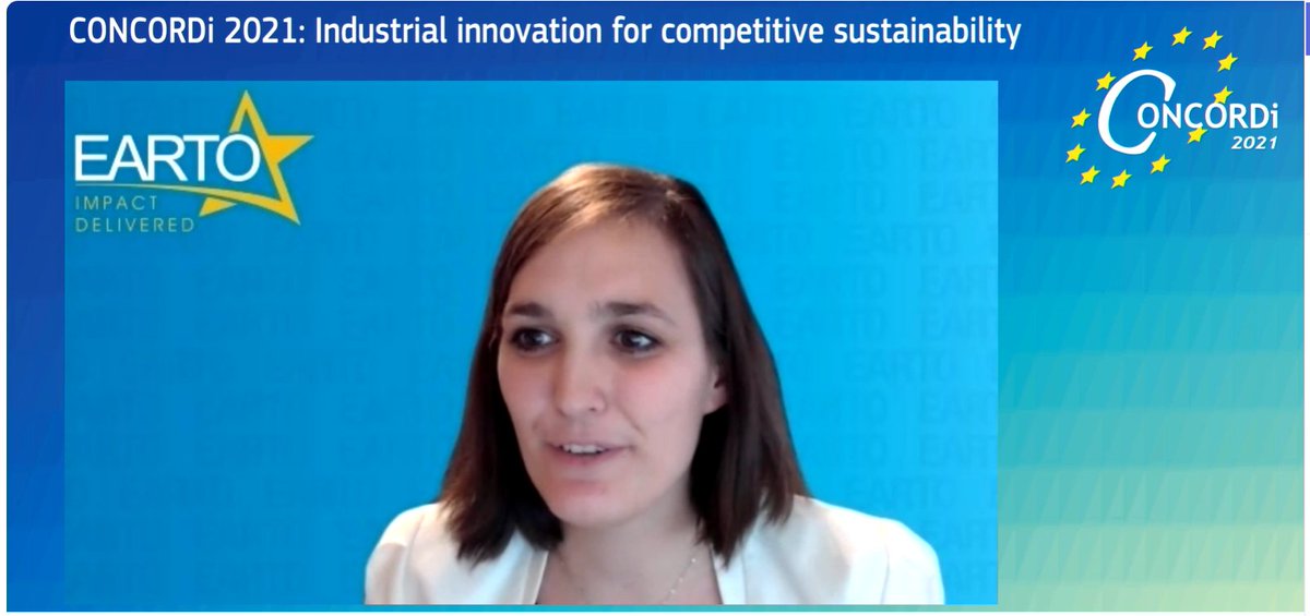 EARTOBrussels's tweet image. Ms Viscido from @EARTOBrussels delivers her key takeaways from today&apos;s #CONCORDI session on RTOs in Industrial Innovation Ecosystems: 
#TechnologyInfrastructures are key for scaling up and scaling up innovation, they have key role in RD&amp;amp;I ecosytems especially for TechTransfer (1)