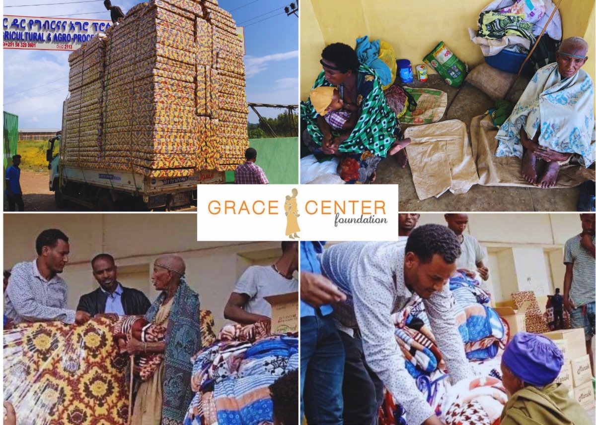 GraceCenterFdn's tweet photo. Grace Center distributed 200 mattresses to those sleeping on the cold, hard ground. We also provided blankets and soap. The people are very grateful for these items. 
Because of your partnership, Grace Center is able to save and transform lives! God bless you this Thanksgiving! https://t.co/lzVQZHngbO