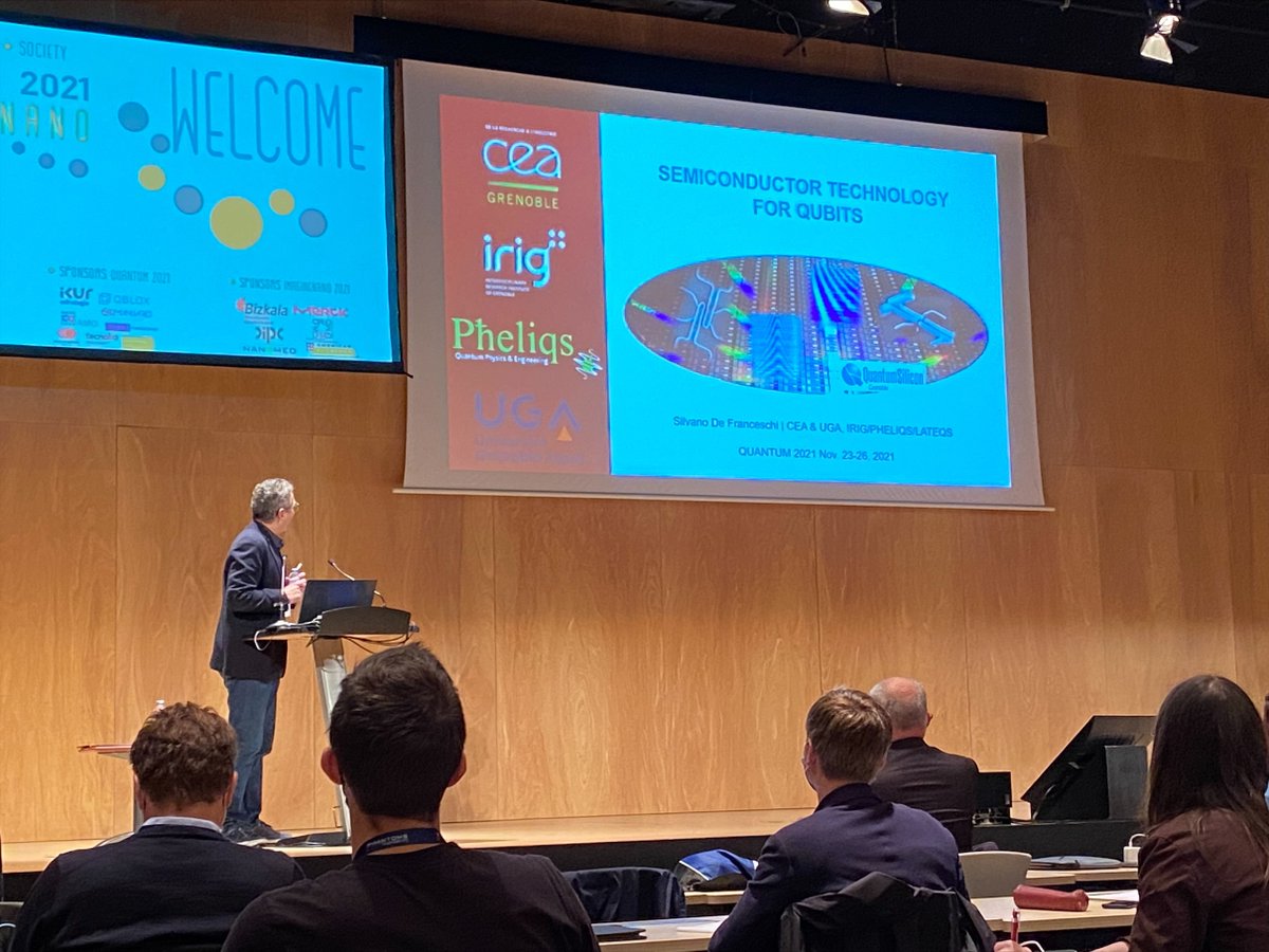 OxInst's tweet photo. A fantastic event being held at @QuantumConf in Bilbao, Spain! A pleasure to have attended the event with some of the world’s most influential academia &amp; industry experts in this sector. @ImagineNano

#Nanotechnology #QuantumComputing #Quantum2021 https://t.co/2Y6rCvlEOn