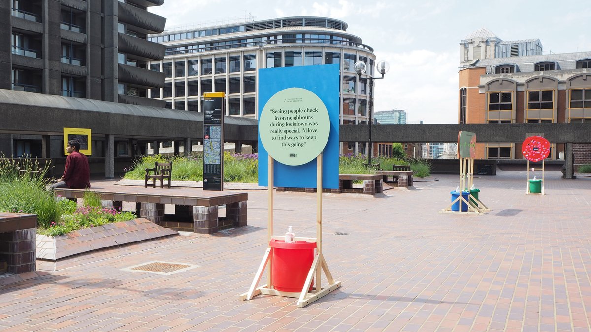 Bumping Spaces - Sign 1 of 4. Created with <a href="/lizziemtreid/">Lizzie Reid</a> &amp; <a href="/KarlTooomey/">Karl Toomey</a> for the Barbican Library.

brownoffice.co.uk/bumping-spaces…