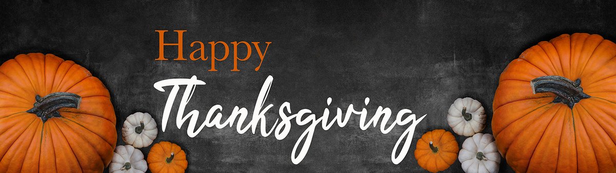 Happy Thanksgiving! We are thankful for YOU!