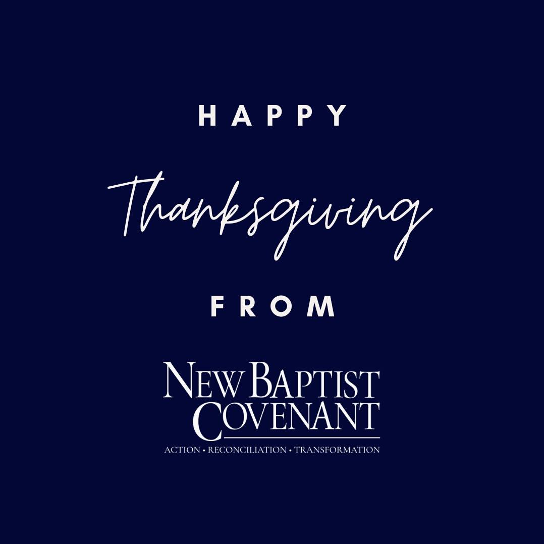 NewBaptCovenant's tweet photo. We are thankful for you.
From all of us here at New Baptist Covenant, thank you for your support and partnerships throughout the year as we Build Bridges Toward Beloved Community https://t.co/mLIPXAVoEy