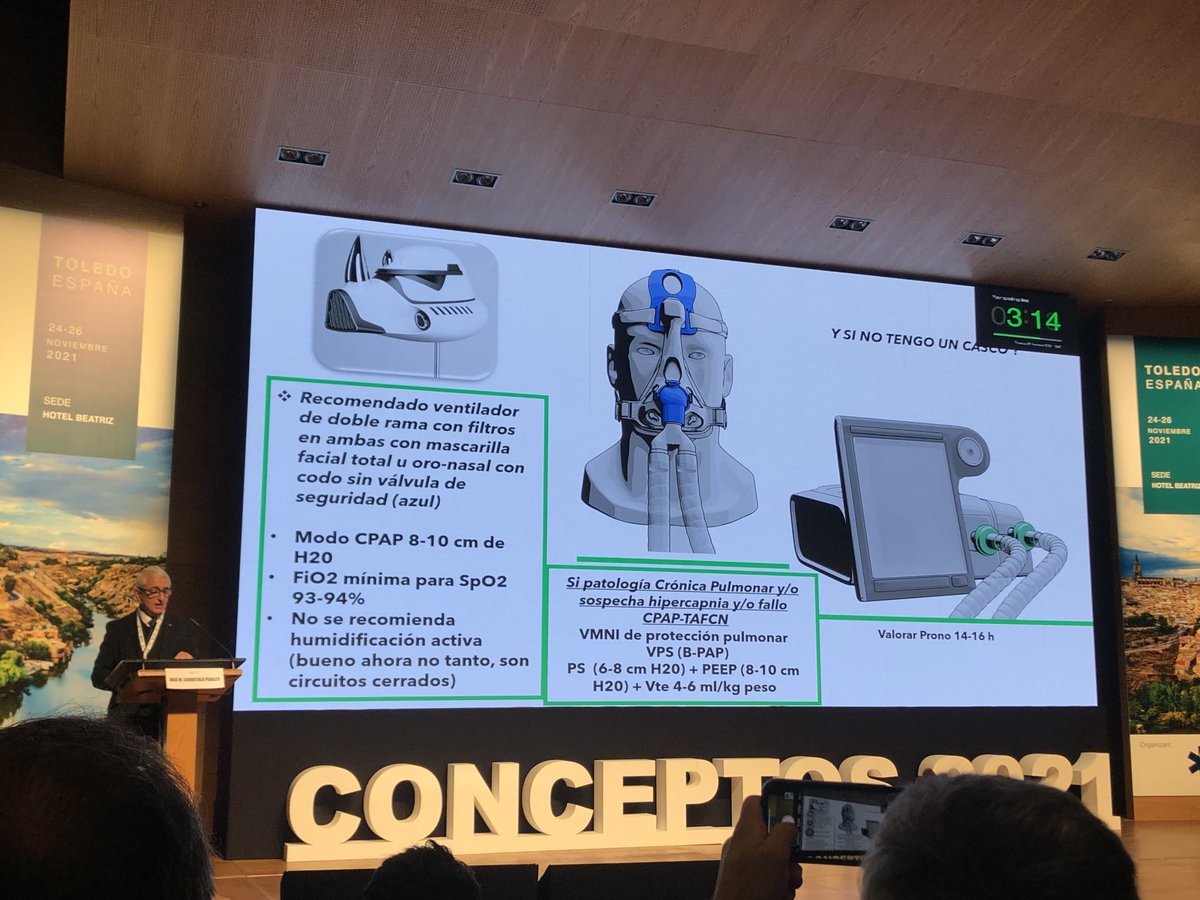 agilrodrigo's tweet photo. Qué terapia ventilatoria no invasiva emplear en pacientes con SARS-CoV2? De la mano del dr. Carratalá ⁦@JoseMan61155298⁩ #Conceptos2021 #SEMES https://t.co/l3ZGKnRosP