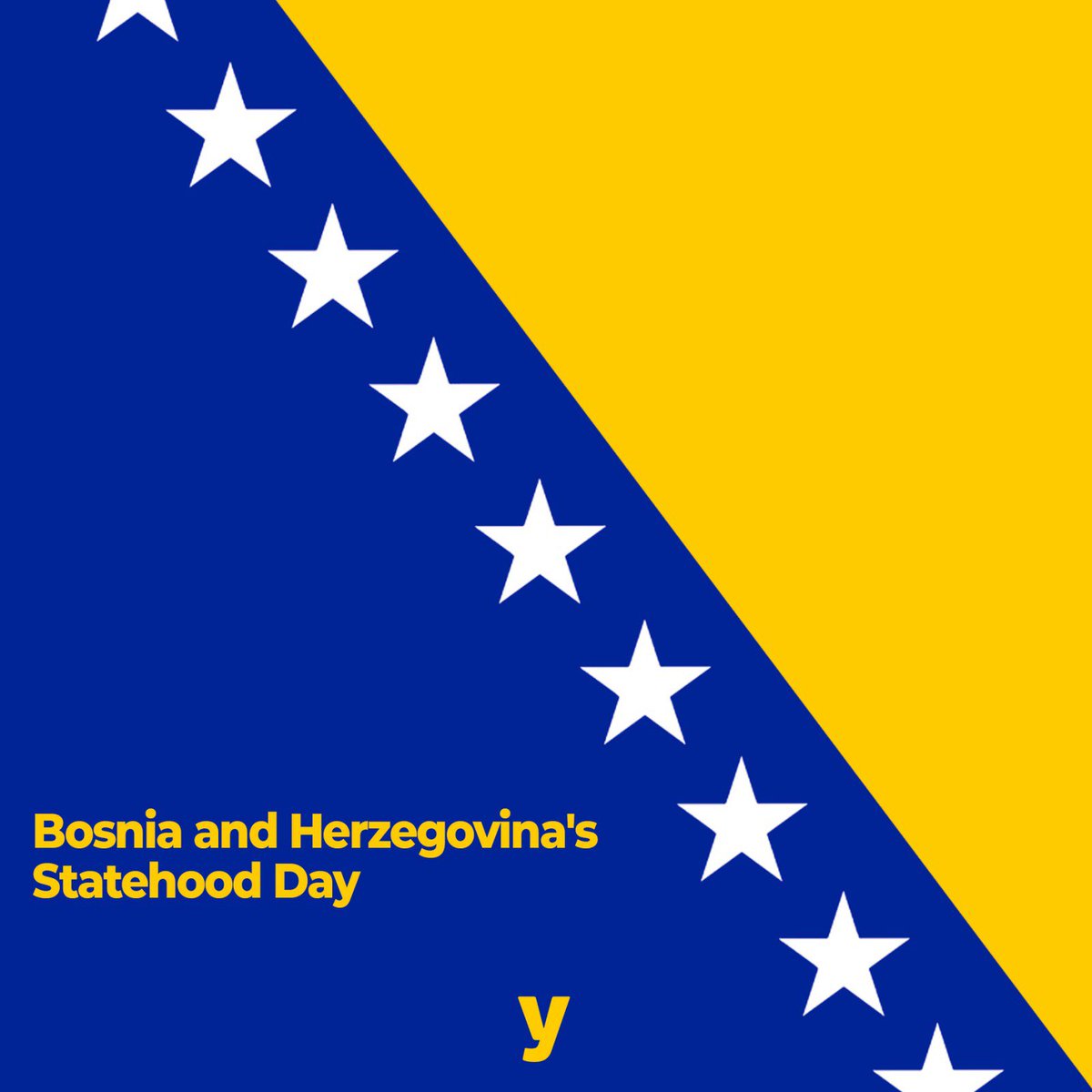 YouthEPP's tweet photo. 78 years ago, representatives from 🇧🇦 came together to form a council which confirmed independent statehood, declaring: “a fraternal community  in which full equality of all Serbs, Muslims and Croats will be ensured.” 

Happy Statehood Day of Bosnia and Herzegovina! https://t.co/Mpxk8MzOzn