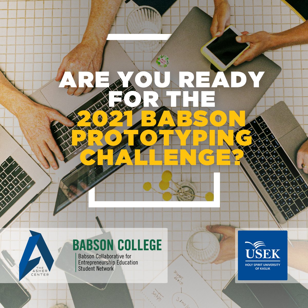 AcieUsek's tweet photo. Are you ready for the 2021 Babson Prototyping Challenge?
Learn how prototypes are powerful tools to engage target customers, sharpen your own prototyping skills, and join students from across the globe to compete in prototyping Challenge
Register Before November 26
Link in bio https://t.co/AIQ8OF4BRg