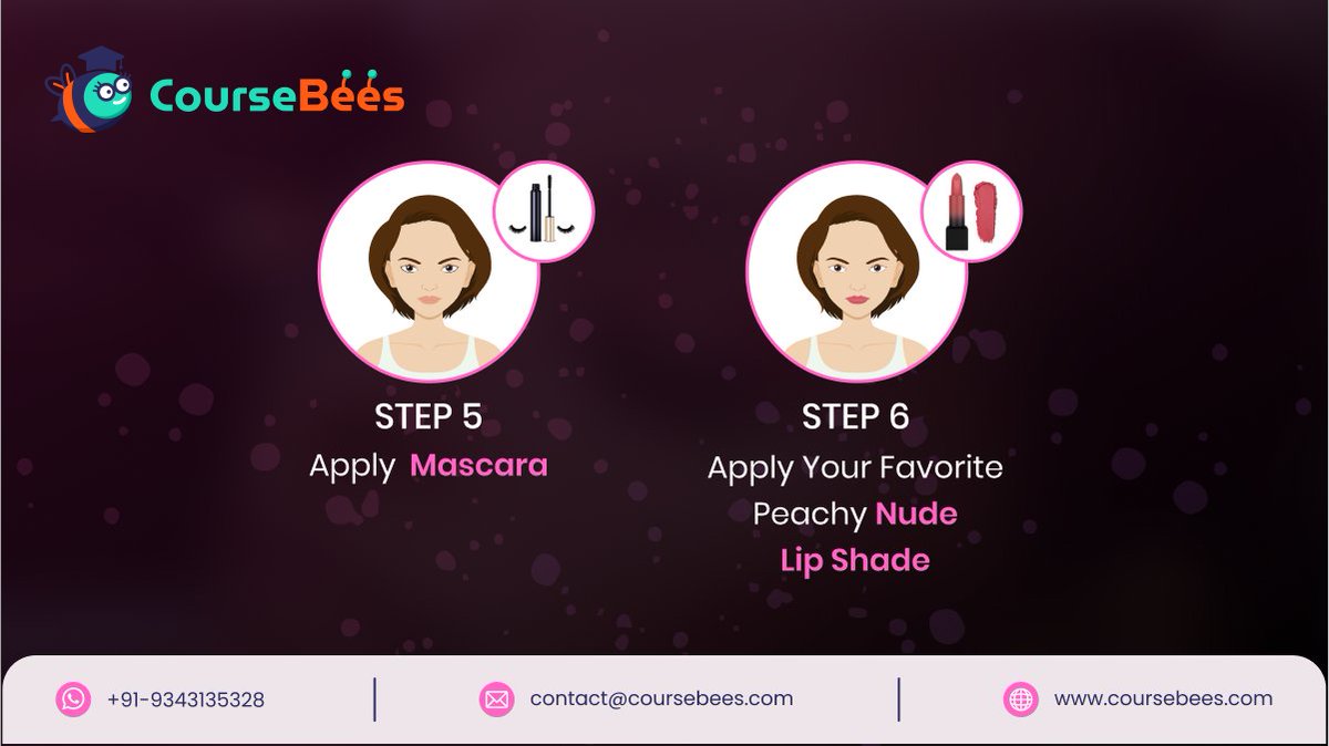 CourseBees's tweet photo. Peach Makeup looks good on everyone. They warm the skin up just enough to make it look as though you have a gorgeous natural flush from within.
.
#coursebees #beautytips #peachmakeuplook #makeup #beautysalon #beautycare #beautytrends #beautiful #fashion #style #makeupartist https://t.co/UkX06Cj2PN