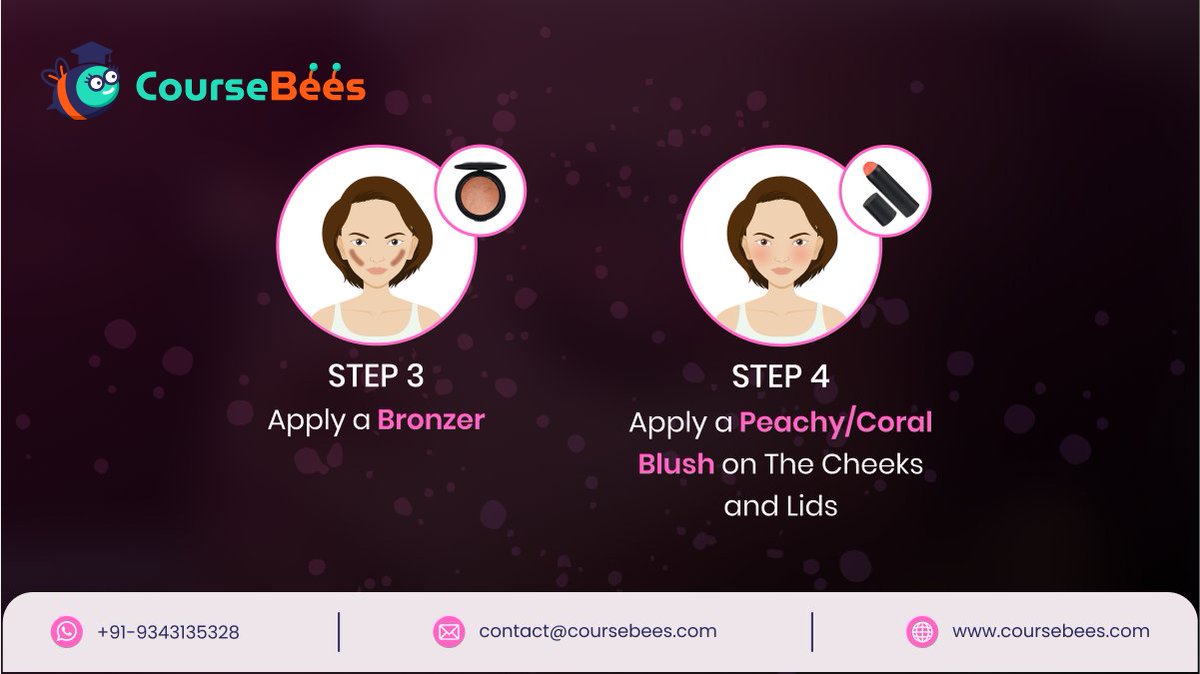 CourseBees's tweet photo. Peach Makeup looks good on everyone. They warm the skin up just enough to make it look as though you have a gorgeous natural flush from within.
.
#coursebees #beautytips #peachmakeuplook #makeup #beautysalon #beautycare #beautytrends #beautiful #fashion #style #makeupartist https://t.co/UkX06Cj2PN