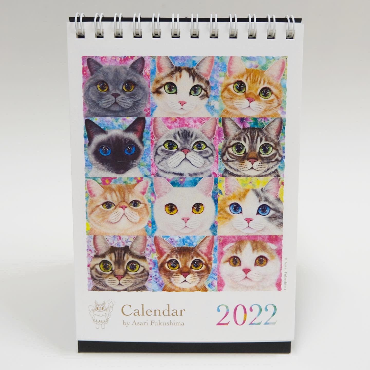 福嶋吾然有 妖精猫 タイル画 福嶋吾然有@9月大阪個展 on X: 