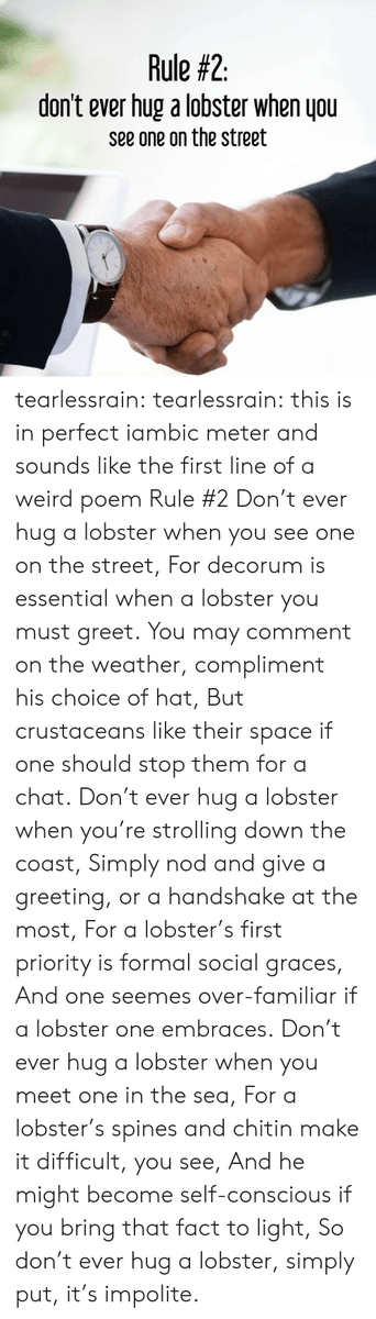 L3mino's tweet image. Don't ever hug a lobster 😂

 #Rule2  #ThursdayThoughts