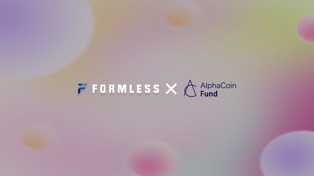 alphapro_club's tweet photo. 📢We are EXTREMELY excited to announce that we have secured @AlphaCoinFund as an investment partner in our ongoing seed round for #Formless 
Together, we can grow🤝🤝 
It will Accelerate the Development of the #Metaverse &amp; #Gaming Ecosystem
The #GameFi at Your Fingertips #FORM https://t.co/OBIVKotVt0