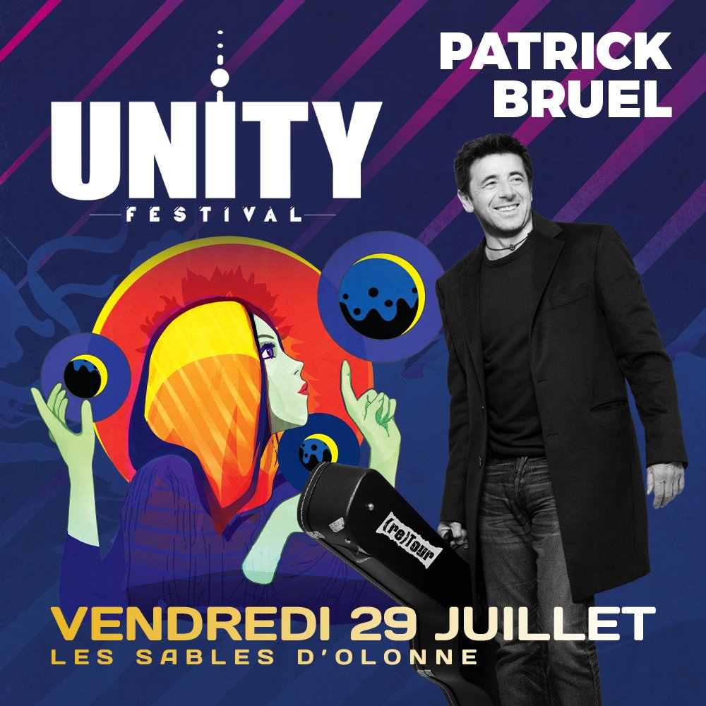14leclub's tweet photo. @patrickbruel sera sur scène dans le cadre du UNITY Festival le 29 juillet. Billetterie ouverte : https://t.co/Pgqzw5xMa8 https://t.co/Yk5yl3fOmG