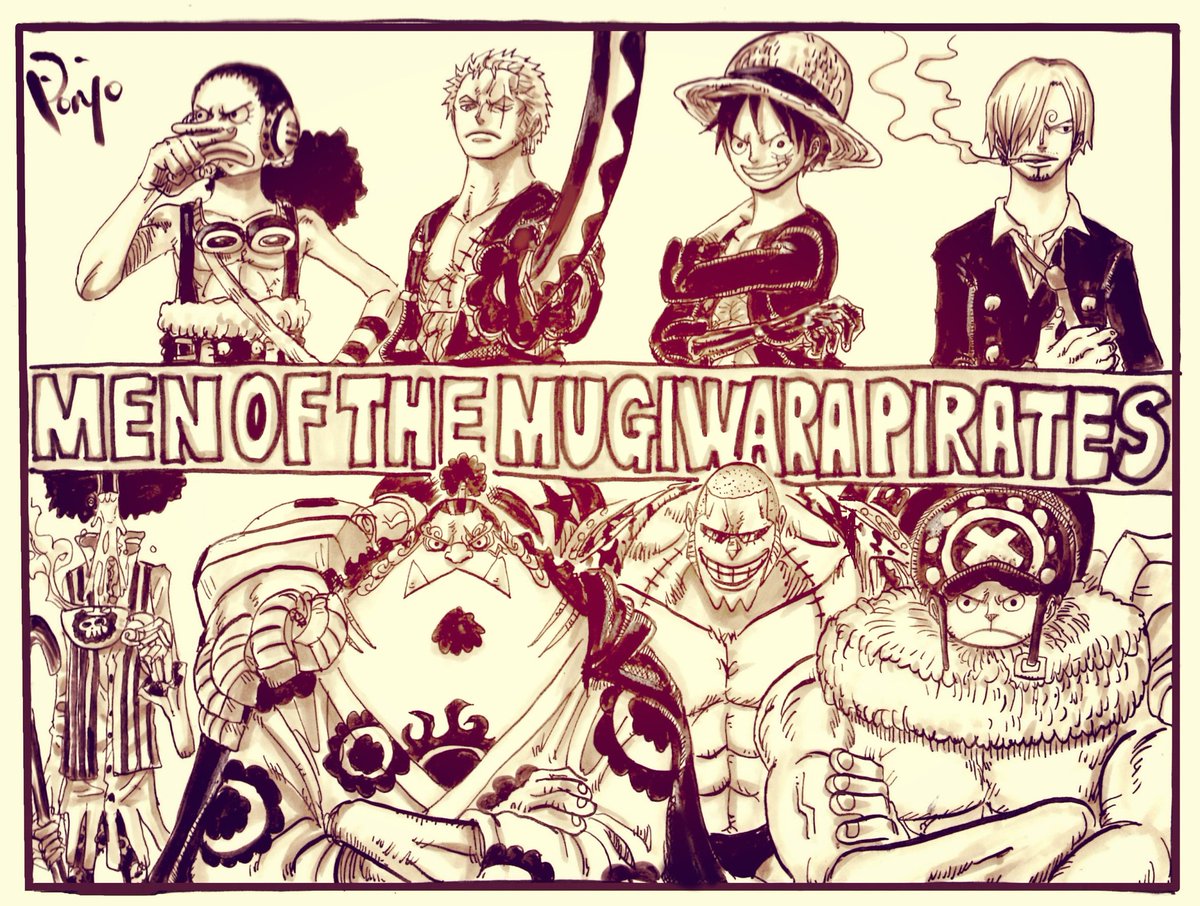 men of the MUGIWARA PIRATES 