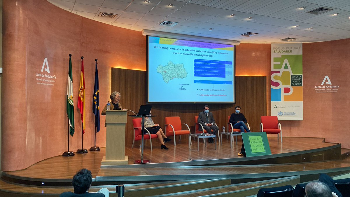 OPIMEC's tweet photo. Carmen Lama Herrera nos describe en el #foropimec las intervenciones simultáneas, sinérgicas y coordinadas durante la pandemia en centros residenciales de personas mayores y las principales líneas aprendidas. https://t.co/QaRdldb07X