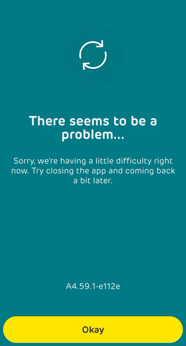 Rahul89M's tweet photo. @EE the app has been down since Saturday, this is unacceptable. You warned it there would be difficulties for 1 day not a whole week. Someone get back to me cos I'm not happy at all 😡 UK's number 1 network? 🤔 https://t.co/FNeTcQY9Qb