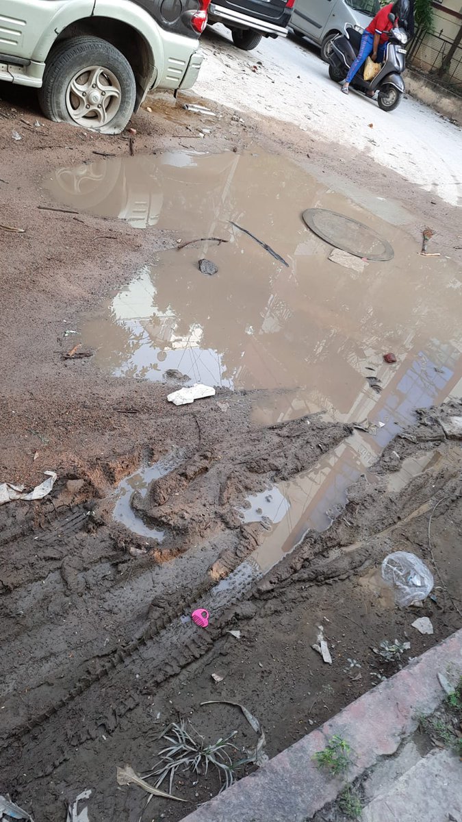sofia__BRS's tweet photo. @GadwalvijayaTRS @CommissionrGHMC @ACHEALTH_GHMC @ZC_Khairatabad @GHMCOnline @MohdRashedFaraz #AdityaNagarcolony #tolichowki needs your attention the #roadwork pending since a year we residents are facing issues #improperroad #drainageoverflowing #mosquitoesbreeding #accident https://t.co/aKSX90yKeG
