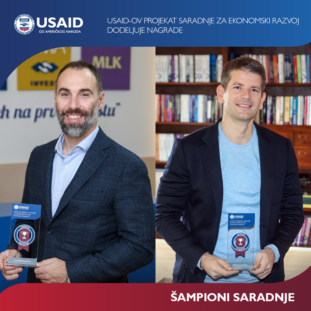 saradnja_'s tweet photo. Naši Šampioni saradnje!
Bez Vaše energije, entuzijazma i zalaganja za reforme koje podstiču rast i razvoj privrede u Srbiji, ne bismo zajedno ostvarili rezultate. https://t.co/sqk4hyabhI