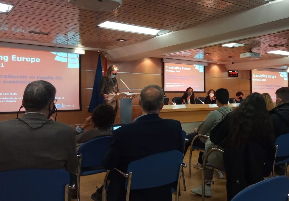 Mc_LEHM's tweet photo. Hoy estamos de conferencia: "El sector de la traducción en España (II): retos sociales y económicos", organizada por #TranslatingEurope y la Dirección General de Traducción. 

#EuropeanComission #Madrid #translationservices https://t.co/eIF9Qwex5n