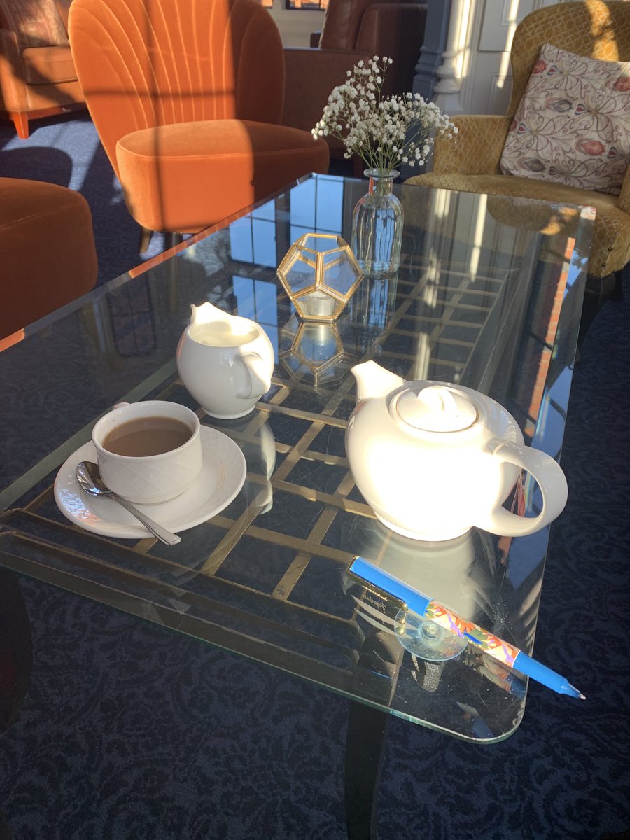 ShazzaMB100's tweet photo. Lovely office for a short while. Being looked after so well. Thank you  ⁦@ElvethamHotel⁩ https://t.co/Op3fuCo9Jy