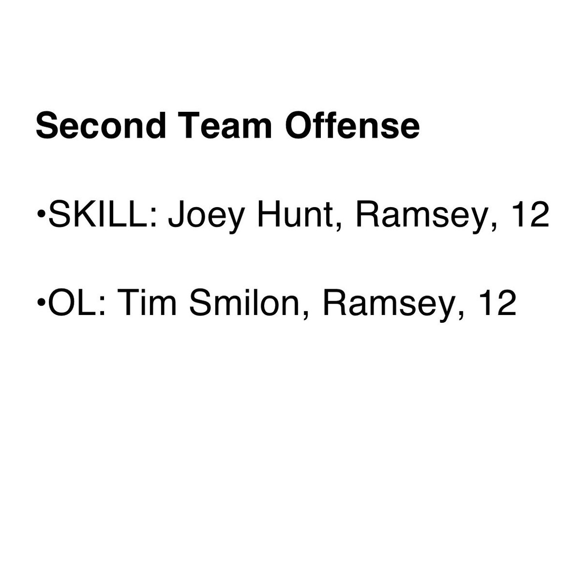 Ramsey Football tweet media
