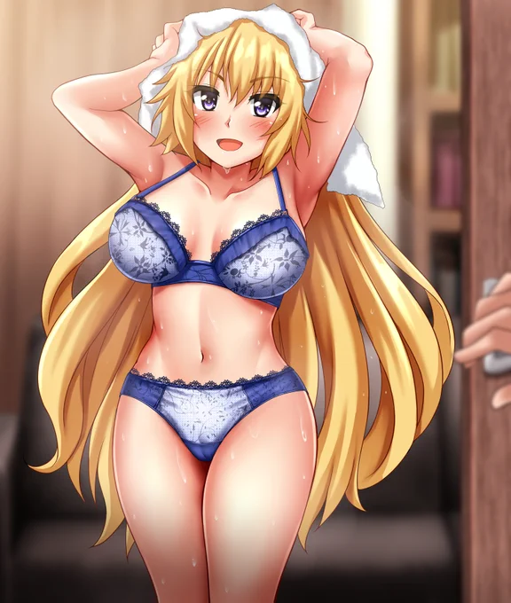 風呂上りということを忘れてるジャンヌ
オルタもびっくりな展開だったり

pixivリクエストより FGO ジャンヌダルク
ありがとうございました 