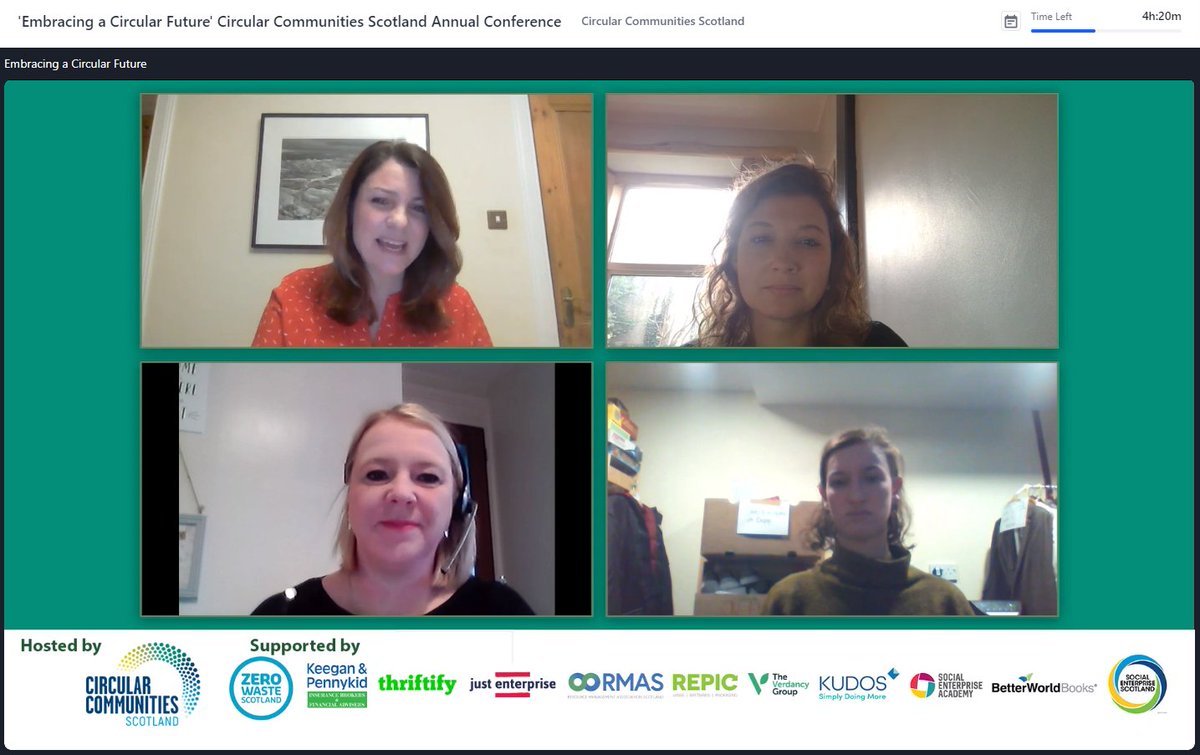 Time to spotlight our members! Thanks Ruth Stone from 
<a href="/ChangeworksUK/">Changeworks</a>, Bev Knight from <a href="/RedeemExchange/">Redeem Exchange</a> and Joanne Elston from @SHRUBCOOP for sharing their crucial work and insight into the fight to provide environmental and social justice to communities across Scotland #ECFC2021