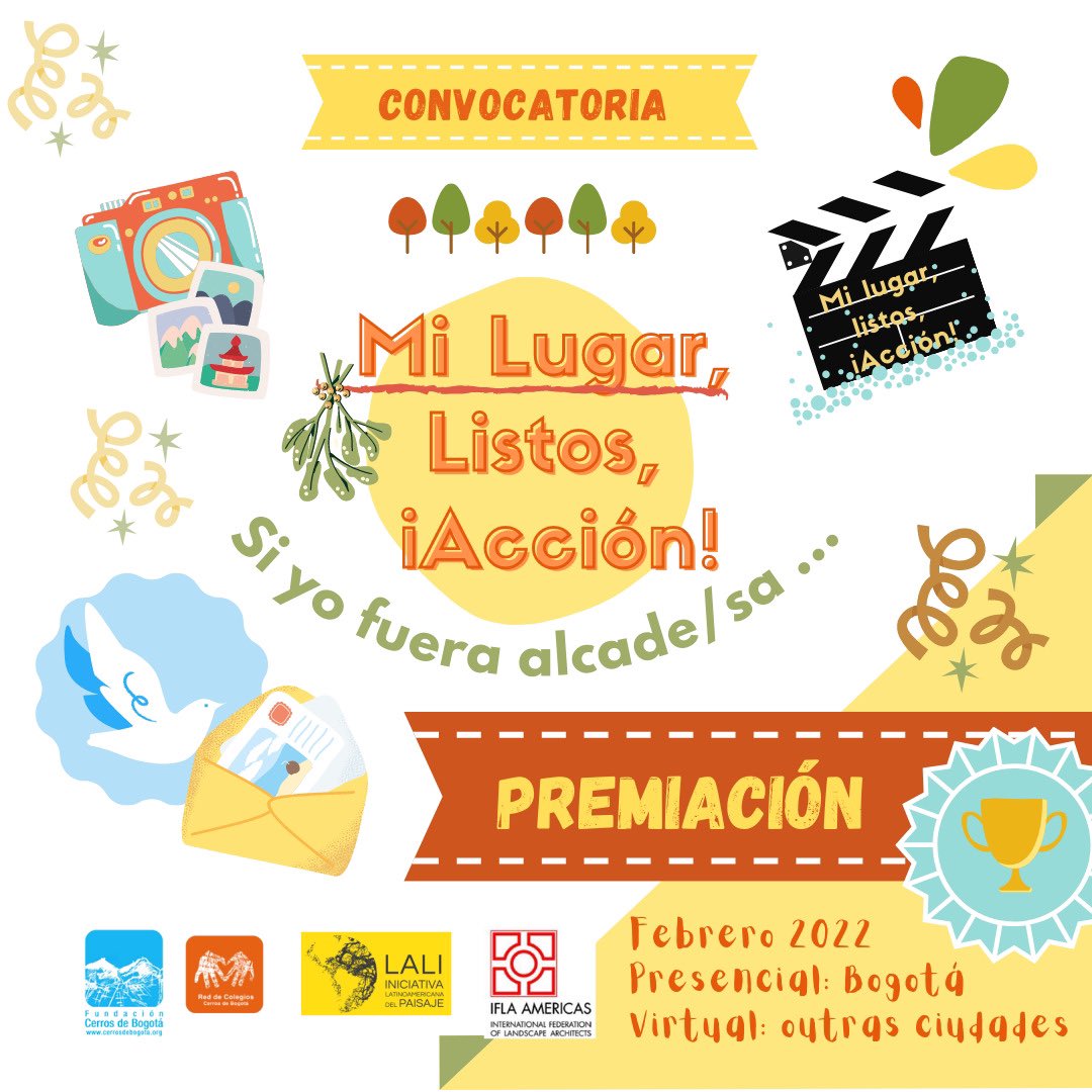 CerrosdeBogota's tweet photo. Se cierra la convocatoria #MiLugarListosAccion con 80 Participantes. Niños y niñas de 5 países de Latinoamerica con votación del público y del jurado.  Linda premiacion en febrero 2022. Propuestas de los niños sobre sus lugares de vida. #MiLugarListosAccion https://t.co/eJ39Y0dqSm