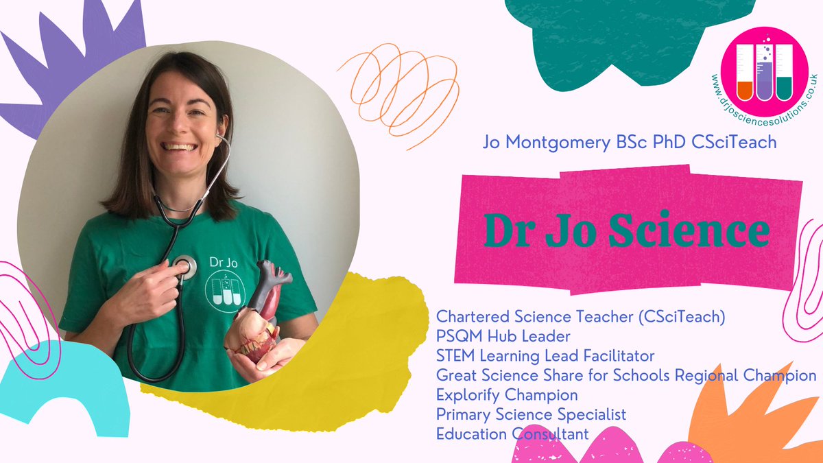 DrJoScience's tweet image. How did I miss #FFBWednesday on my timeline yesterday? I&apos;m engaging in this thread to see all of your lovely stuff and to get Mr G back at the top of my feed! I&apos;m a #PrimaryScience specialist working with children and teachers and have recently been awarded CSciTeach! #FFBScience