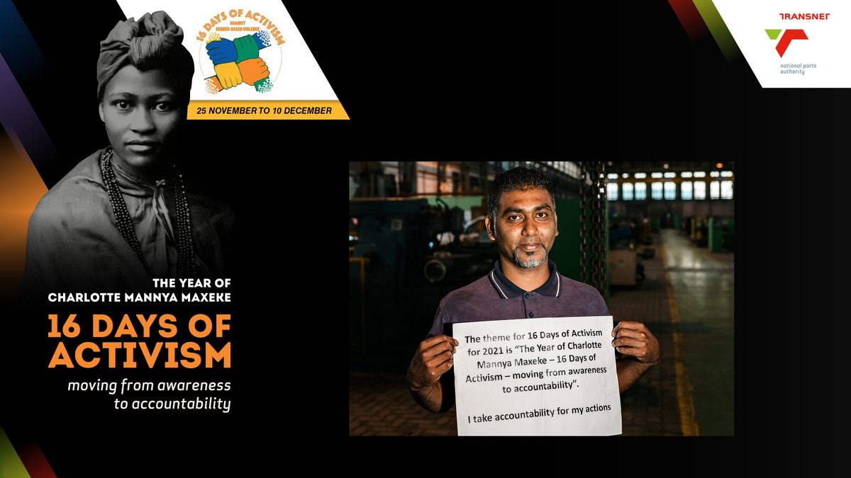 TransnetNPA's tweet photo. The men of the Port of Durban are leading the port's 16 Days of Activism against Gender-Based Violence.
#PortofDurban #SayNoToGBV #MovingFromAwarenessToAccountability #SenzaKwenzeke #TransnetNPA https://t.co/VWLnZ3NoII