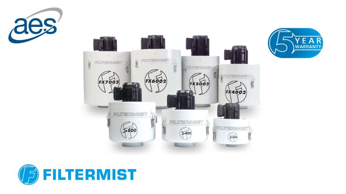 AES_Solutions's tweet photo. @FiltermistUK have introduced a 5-year warranty on all NEW Oil Mist Filters, FREE of charge! 😍 
https://t.co/yLeOzK3EJZ https://t.co/teJyEsuOHM