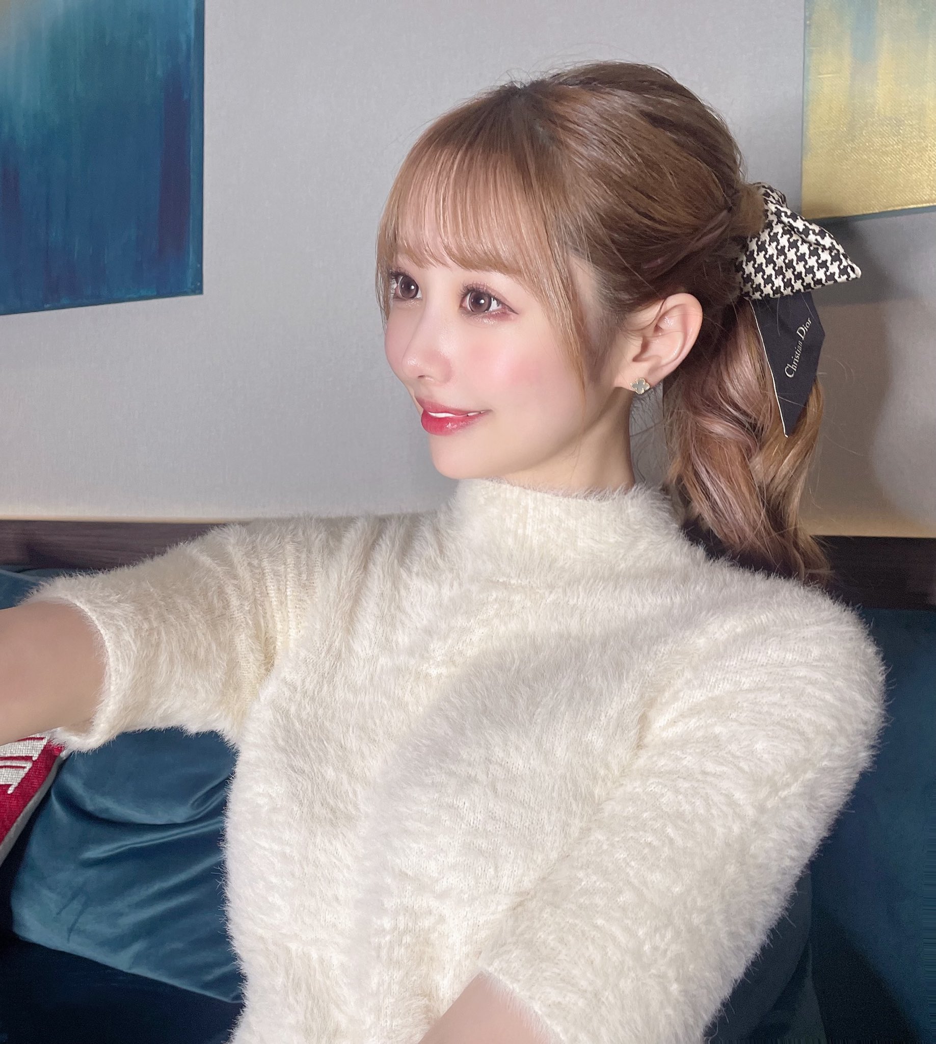 Dior ミッツァ Dior ディオール スカーフ ミッツァ DIOR GRANVILLE ホワイト