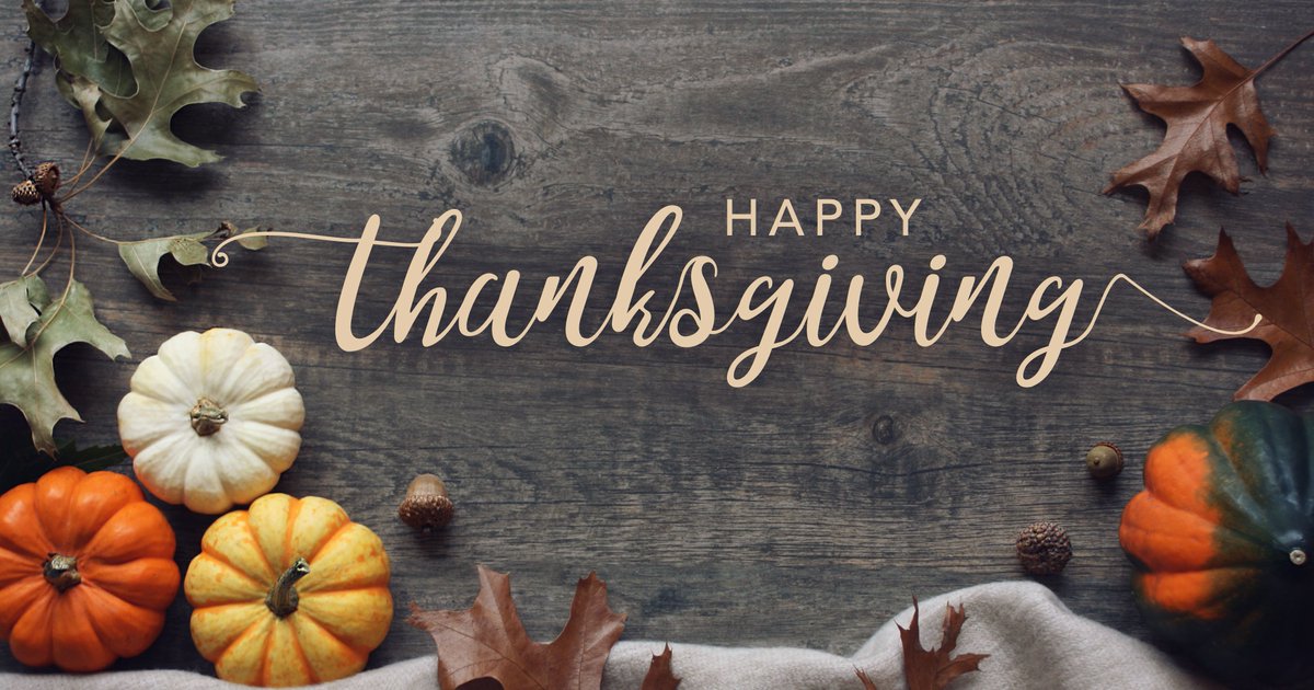Wishing everyone a #HappyThanksgiving today! 🦃