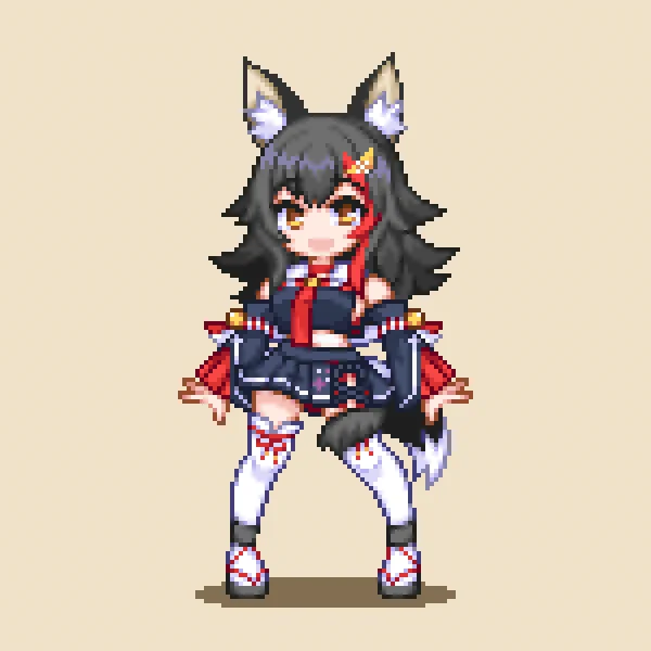 ミオかわいい
#みおーん絵 #ドット絵 #pixelart 