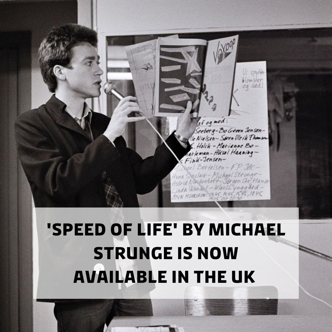 denmarkinuk's tweet photo. 'Speed of Life' written by Michael Strunge β originally published as 'Livets Hastighed' by Borgen (@Gyldendal) β is now available in the UK. It is published by @nordiskbooks and translated by @MrPaulRGarrett πΈ: Ritzau/PA Images
#DenmarkinUK
More: https://t.co/Vg0zr0ixrg https://t.co/yIkadKwVgd