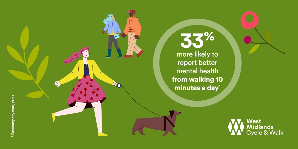 If you add 🚲 or 🚶‍♀ into your daily commute you could enjoy:
✅ Better personal health and wellbeing
✅ Money savings on travel
✅ The long-term benefits of a positive habit 💚
Learn more about travelling in our region 👉 tfwm.org.uk/plan-your-jour… 
#WMCycleWalk