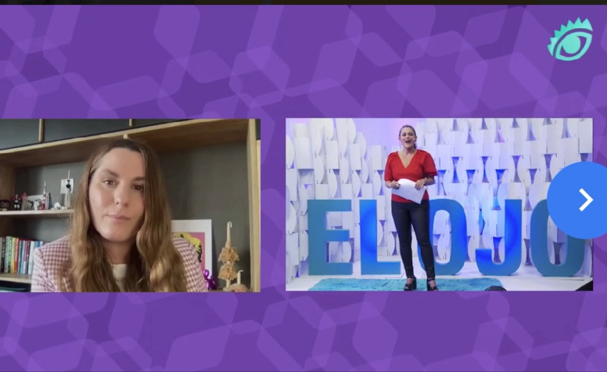 Interesante participación de <a href="/CeciliaVallini/">cecilia vallini</a>, Cultural Strategy &amp; Social Media Director / LATAM regional leader de Backslash, en el @OjodeIberoamerica Orgulloso de que las voces de @TERÁN\TBWA estén en foros tan importantes.