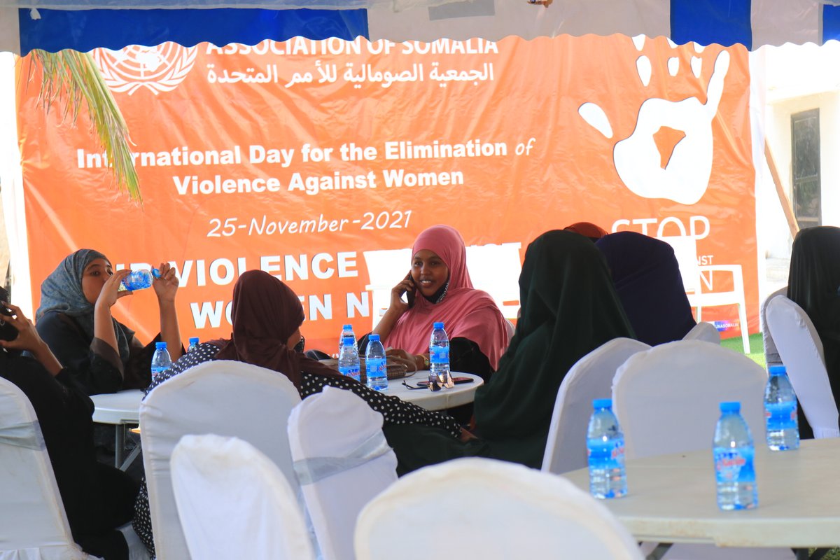 UNASOMALIA's tweet photo. Today is International Day for the Elimination of Violence against Women, a day dedicated to ending violence against women. We condemn all forms of violence &amp; stand in solidarity with survivors, victims of violence, &amp; human rights fighters. #GenerationEquality #orangetheworld https://t.co/BGYskeWoL2
