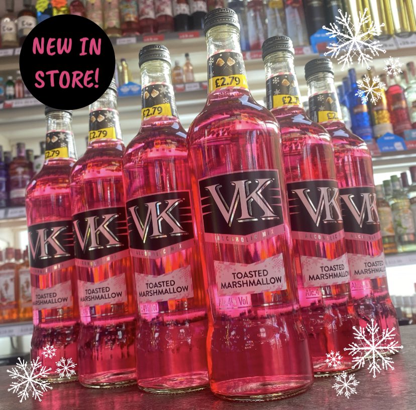 bbcouncillor's tweet photo. TOASTED MARSHMALLOW VK now in store!! 😋
£2.79 each or 2 for £4.50 #new #vk #vktoastedmarshmallow #merrybargainboozemess #bargainbooze #bargainboozecouncillorlane https://t.co/6738vfRqhy