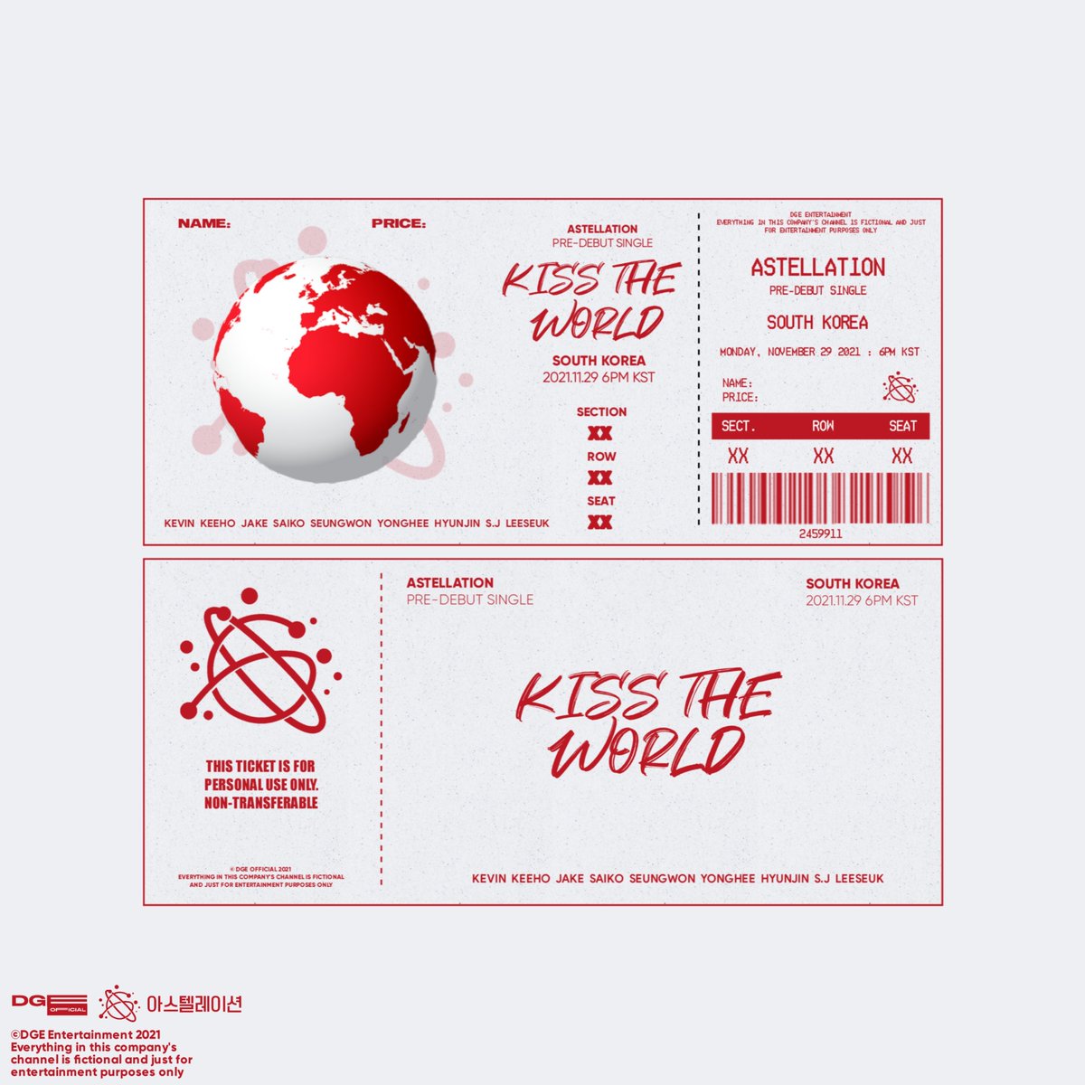 DG_Eofficial's tweet photo. [📷]

ASTELLATION 아스텔레이션

PRE-DEBUT SINGLE
'KISS THE WORLD'

2021.11.29 6PM (KST)

#ASTELLATION #아스텔레이션
#KISS_THE_WORLD https://t.co/AjyrTQfUOO