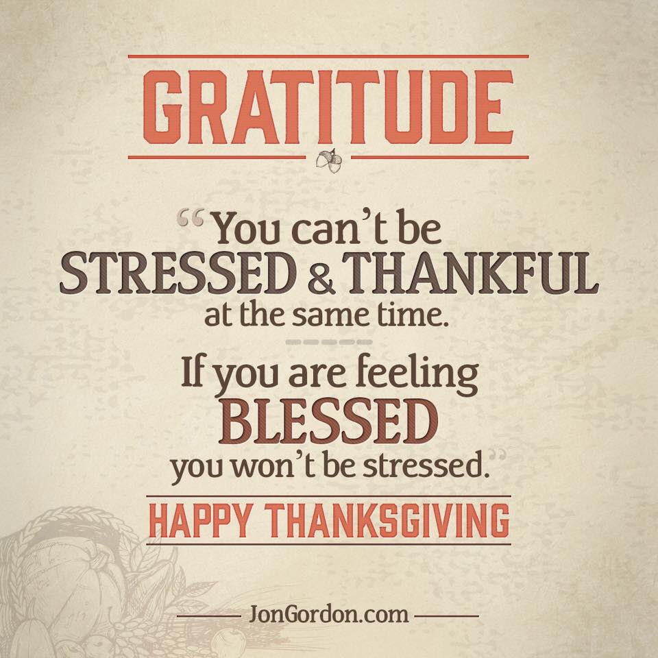 JonGordon11's tweet image. While we celebrate Thanksgiving one day per year, we can choose to be grateful every day. Happy Thanksgiving!