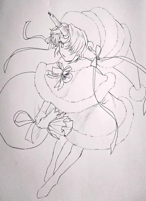アケのクリスマスフランちゃんかわいい 