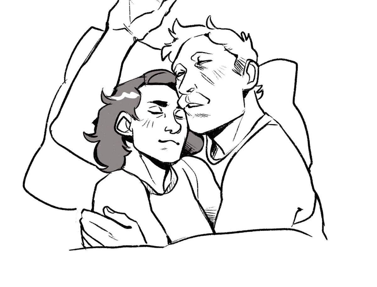 Coworkers-crushing-on-each-other having to share a hotel room and then 😌 
