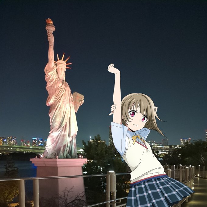 自由の女神像のtwitterイラスト検索結果