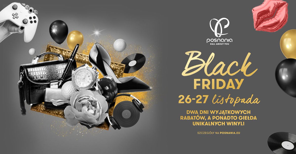 Posnania to największy wybór marek i największa ilość rabatów na Black Friday! 🛍
Obserwujcie naszą stronę, na której znajdziecie wszystkie szczegóły 👇posnania.eu/wydarzenia/bla…