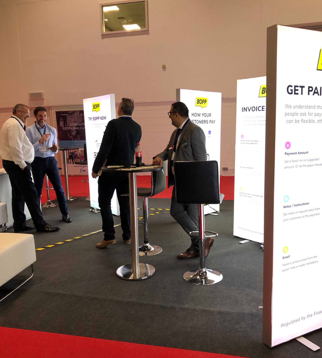 BOPP is making payments better for a huge number of businesses at <a href="/TheBusinessShow/">The Business Show</a>. With fees of 0.5% and a maximum charge of 50p per transaction, we seem to be appealing to anyone that needs paying!