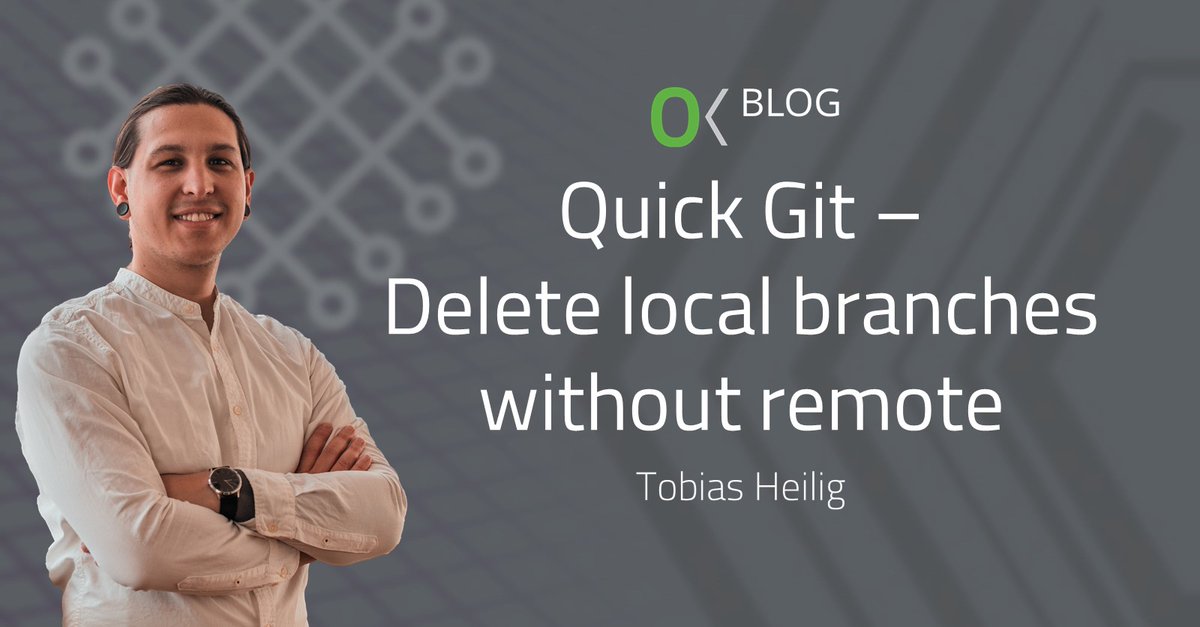 objektkultur's tweet photo. @tobias_heilig hat einen #blog -Beitrag auf dem #okblog veröffentlicht. In diesem verrät er, wie ihr mit nur einem Befehl alle lokalen #Git-Branches in eurem Repository löschen könnt, die keinen Remote mehr haben:
https://t.co/2PXalhtX6S

#it #objektkultur #quickgit #gitbranches https://t.co/oYm5mfNTgX