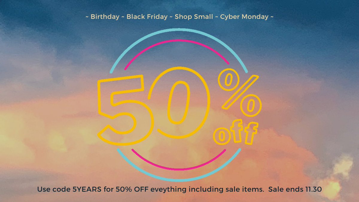 SunPopLife's tweet photo. Today we celebrate our fifth anniversary on Thanksgiving Day. What a great day to express our gratitude to you ALL! Thank you! Use code 5YEARS for a 50% OFF everything and an additional 50% of sale items. Sale ends Nov 30, 2021 #sunpoplife #fifthanniversary #thanksgiving2021 https://t.co/ISh4RATWrH