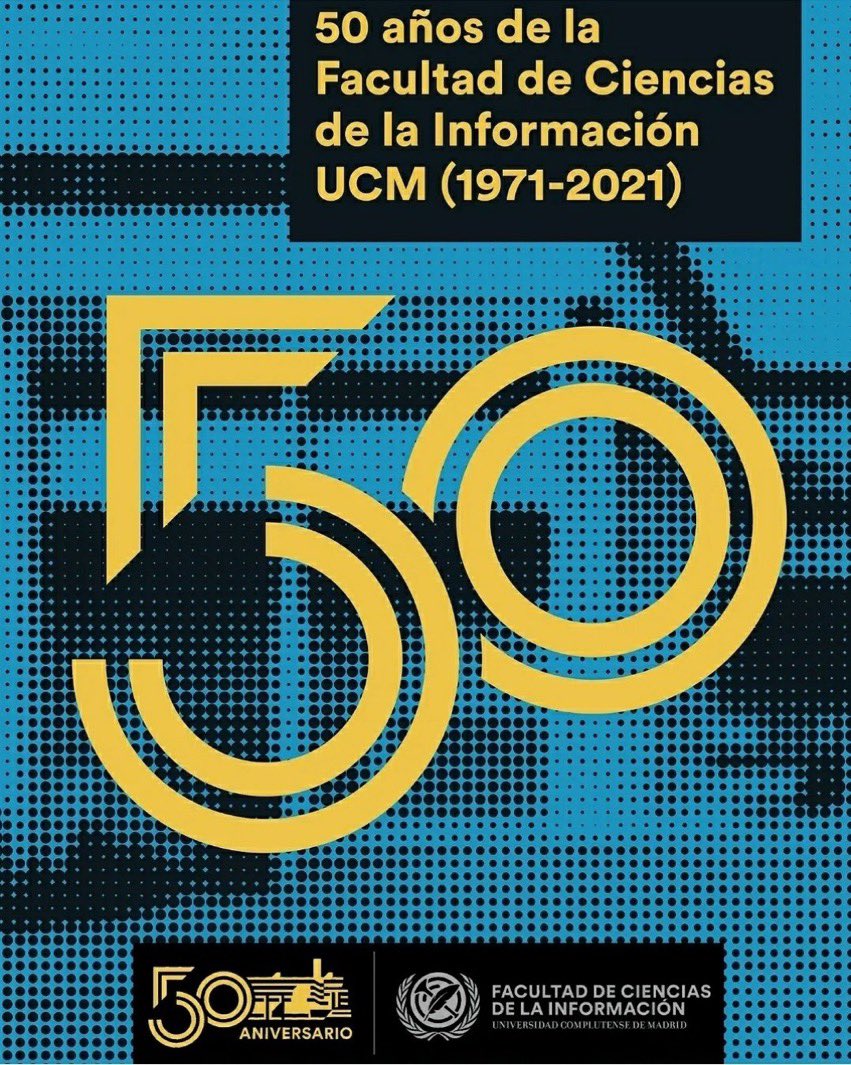 UCMccinf's tweet photo. La Facultad pionera y referente de la formación universitaria en Comunicación en España cumple 50 años. Un aniversario que celebramos con una Exposición conmemorativa que podéis visitar en el hall o en:

➡️ https://t.co/UgySJtTRMc

#50AniversarioUCMccinf https://t.co/gOEqPzW6FQ
